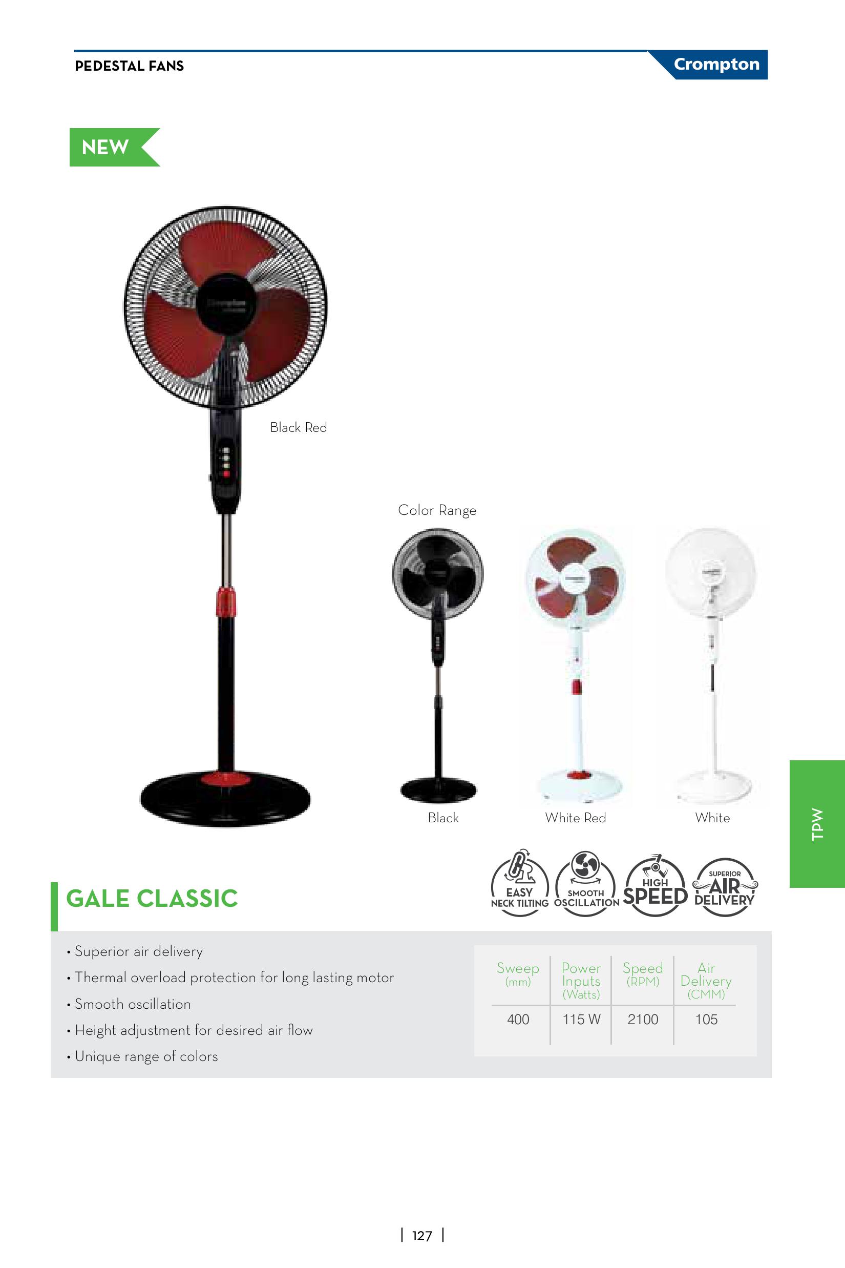 Crompton Pedastal Gale classic